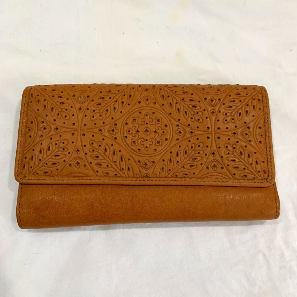 Rolfs Caramel Leather Wallet New!!